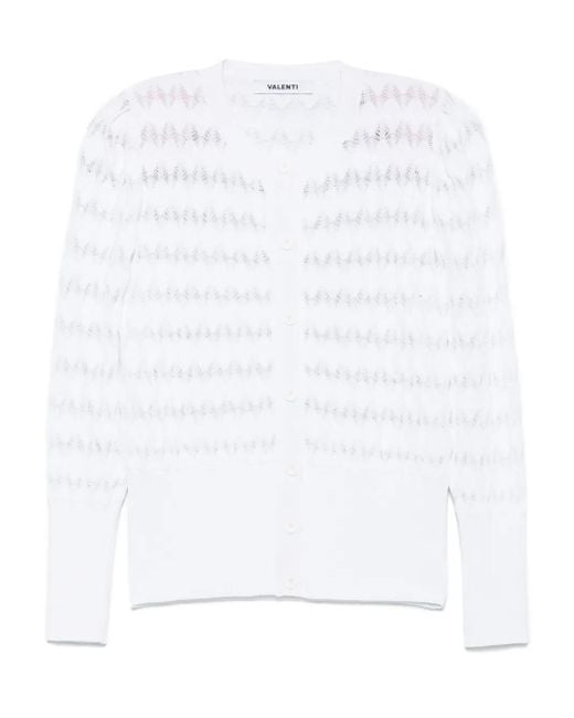 Antonino Valenti White Bahamas Cardigan