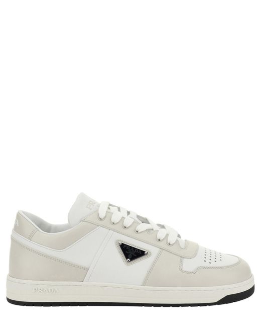 Prada White Downtown Sneaker for men