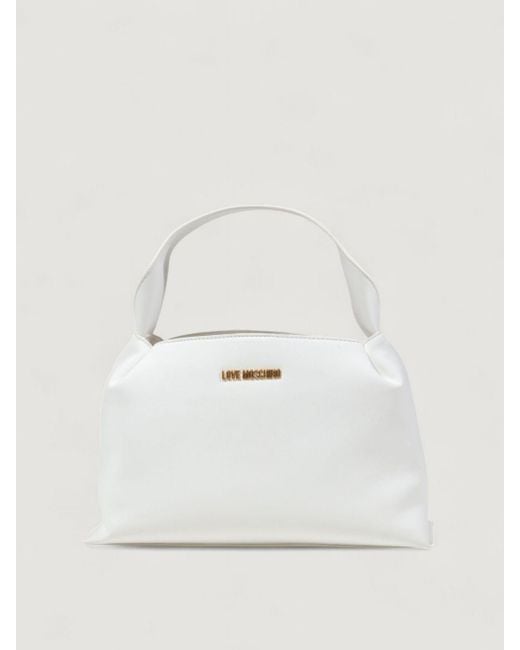 Love Moschino White Handtasche Damen