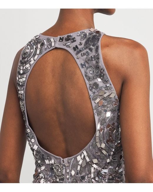 Zuhair Murad Purple Embellished Gown