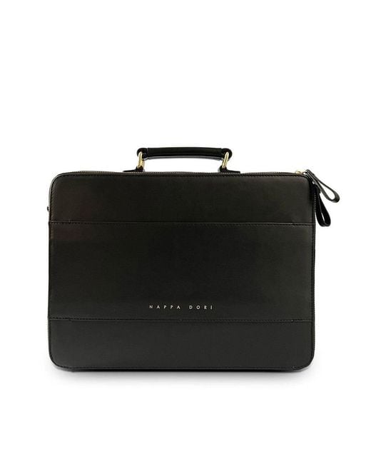 Nappa Dori Black Pioneer Laptop Bag