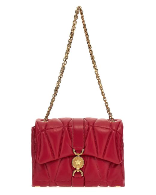 Versace Red Gesteppte Umhängetasche Kleio