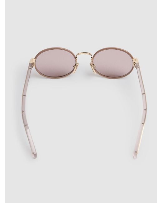 Prada Pink Damen Eckige Sonnenbrille Aus Acetat „Symbole“
