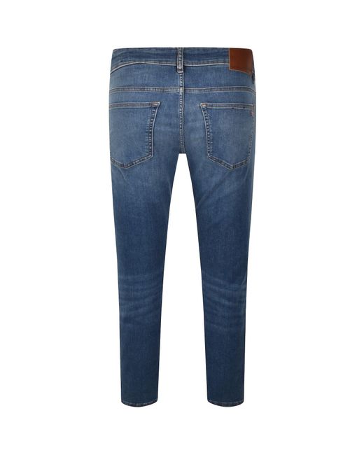Boss Blue Boss Delaware Slim Fit Jeans Mid Wash for men