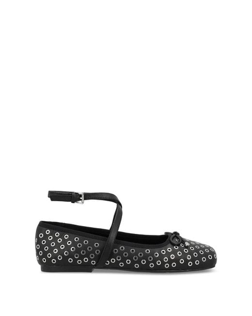 Michael Kors Black Ballerinas