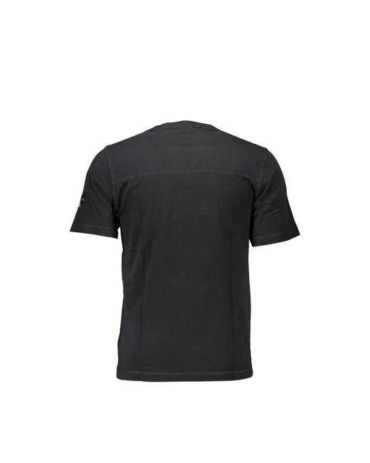 Calvin Klein Logo Print Rundhals T-Shirt in Black für Herren