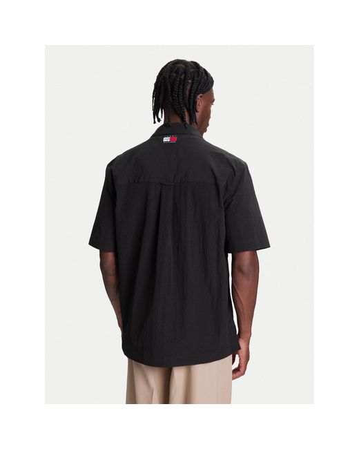 Tommy Hilfiger Hemd F1 Movie Racing Mw0Mw41376 Regular Fit in Black für Herren