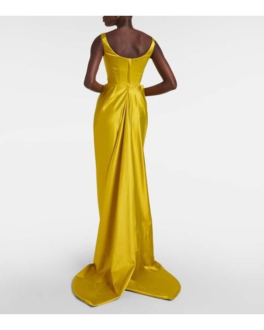 Vivienne Westwood Yellow Satin Gown