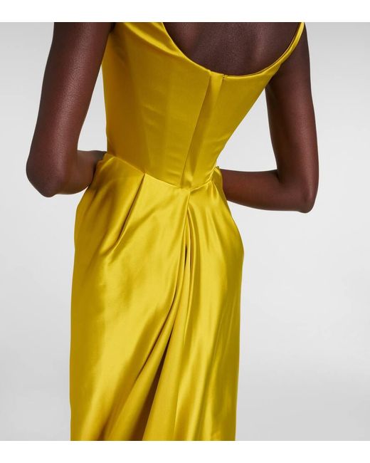 Vivienne Westwood Yellow Satin Gown