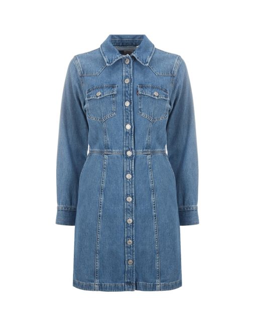Robe en jean Levi's en coloris Blue