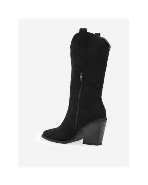Bottes Bottes, cuissardes La Modeuse en coloris Black