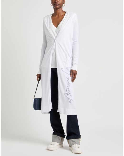 ARMANI EXCHANGE White Strickjacke